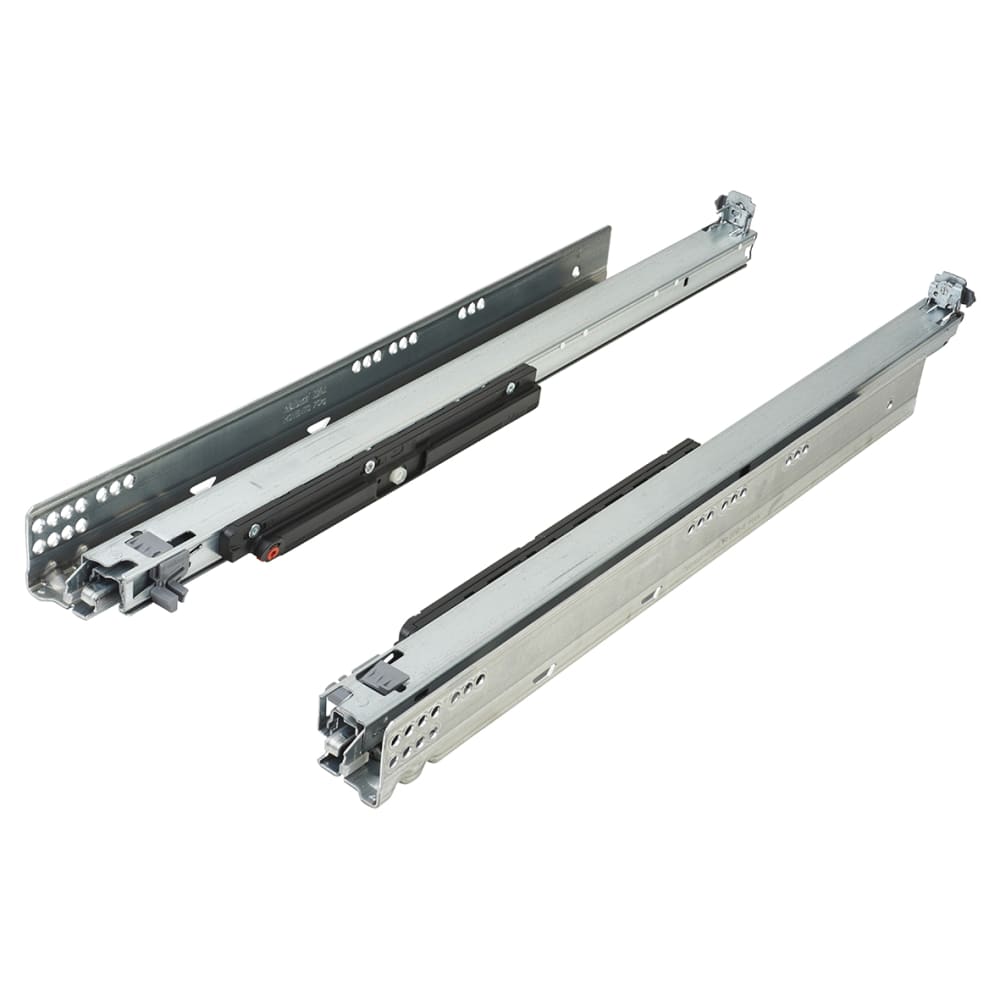 Blum MOVENTO TIP-ON Push to Open Drawer Runner - Double Extension - 750mm Length - 70kg 