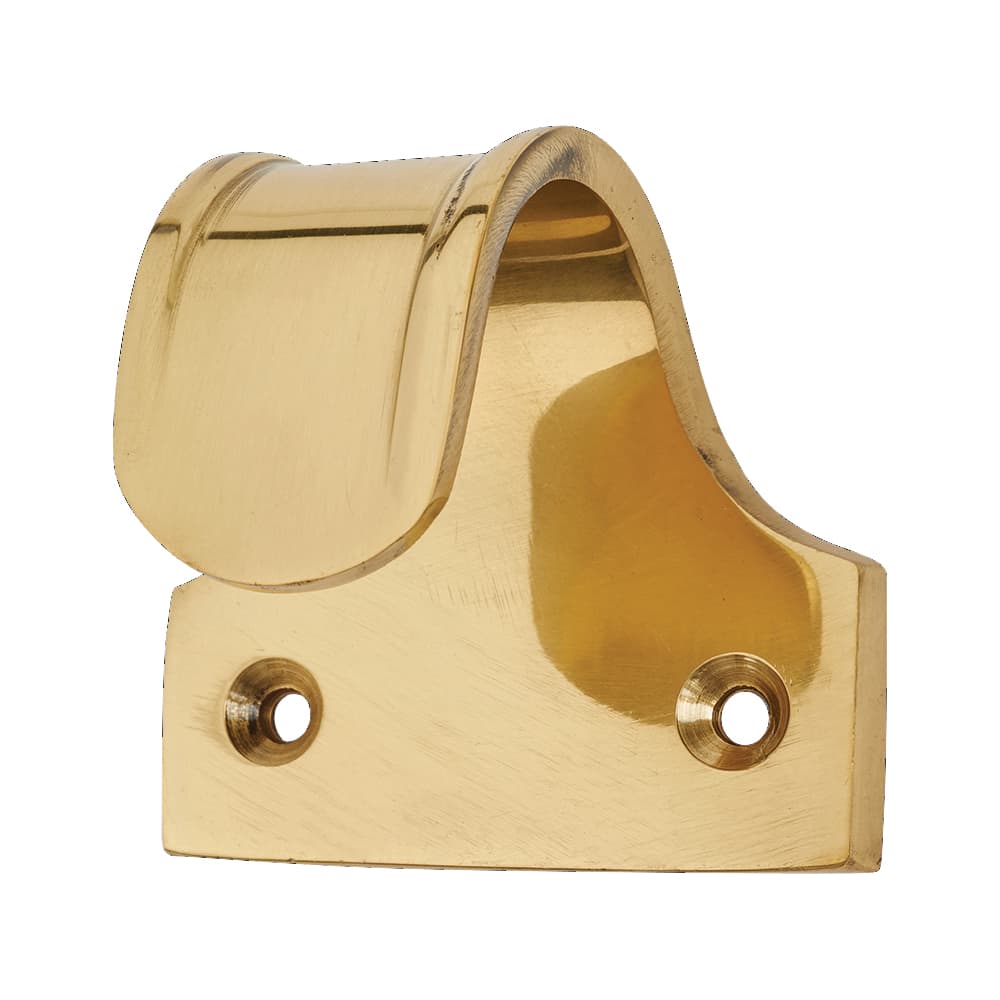 Touchpoint Budget Sash Finger Lift - 52 x 35mm - Polished Brass
