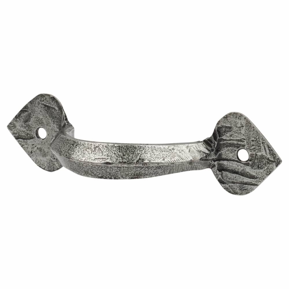 Olde Forge Gothic D-Bar Cabinet Pull Handle - 71mm Centres - Pewter