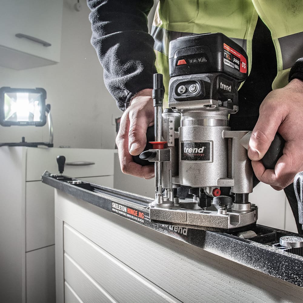 Trend Two Part Skeleton Door Hinge Router Jig