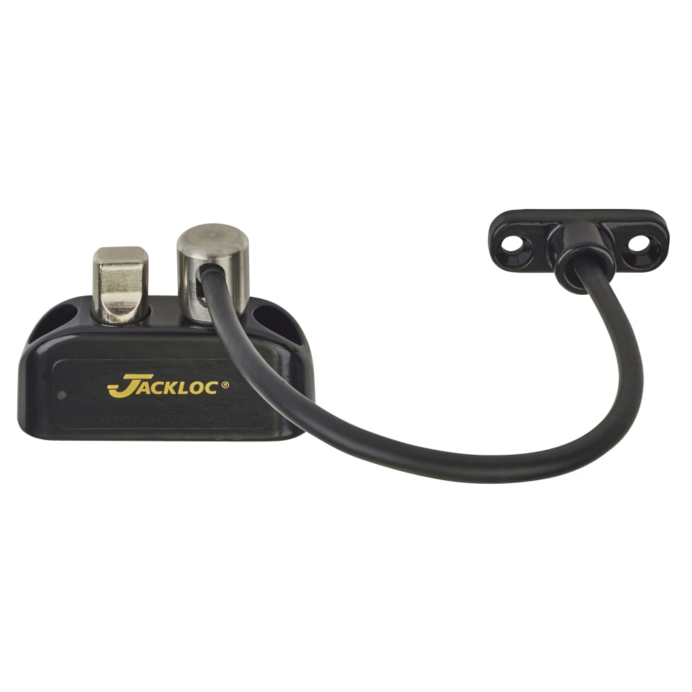 Jackloc Pro-Twist Push & Turn Cable Window Restrictor – Black