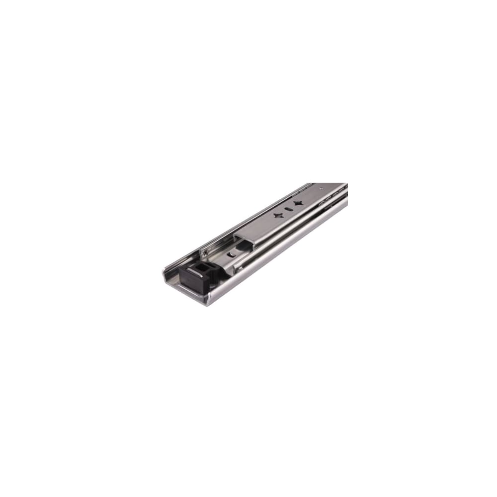 Klug 53mm Heavy Duty Ball Bearing Drawer Runner - Double Extension - 450mm Length - 80kg - Zinc