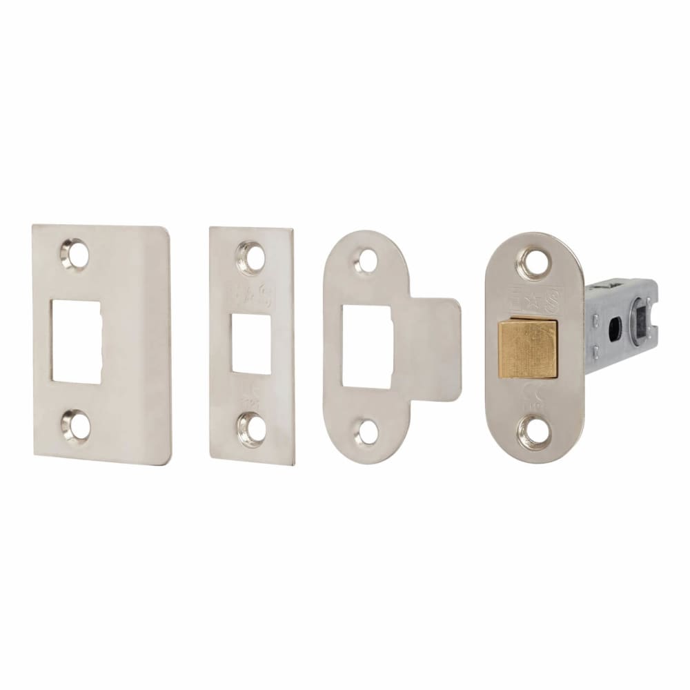 Touchpoint Arezzo Lever Door Handle on Rose - Door Kit - Satin Chrome ...