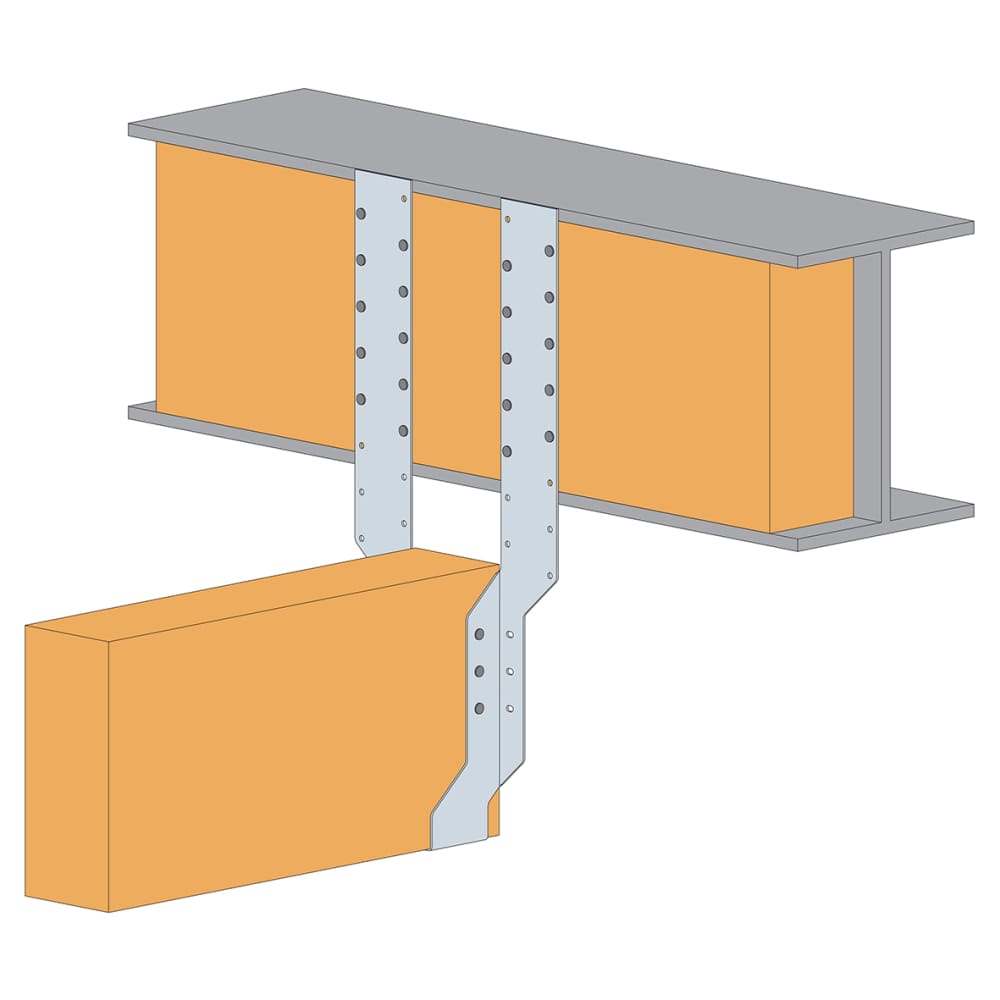 Simpson Strong Tie Joist Hanger - Adjustable Height Strap - Long Leg - 125mm Width