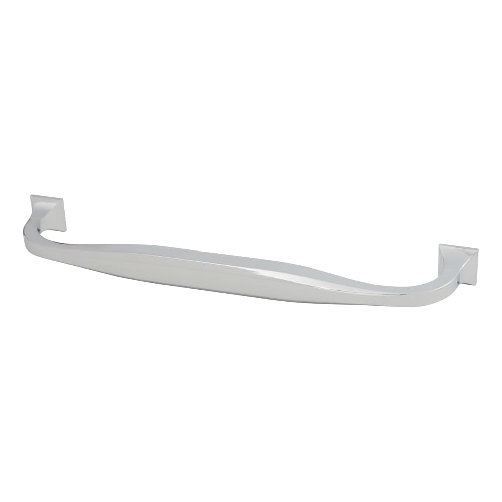 Crofts & Assinder Corbusier 14mm D-Bar Cabinet Pull Handle - 160mm Centres - Polished Chrome