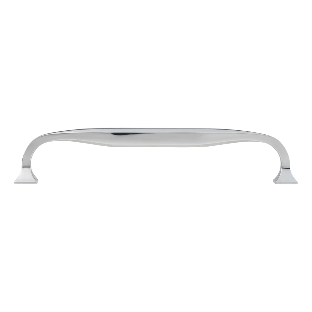 Crofts & Assinder Corbusier 14mm D-Bar Cabinet Pull Handle - 160mm Centres - Polished Chrome