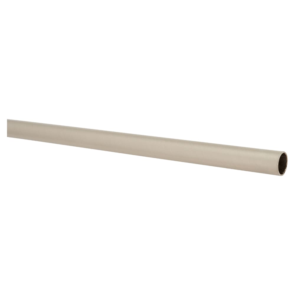 Altro Stair Rod with Round Bulb Finials - 900mm Length - Satin Nickel