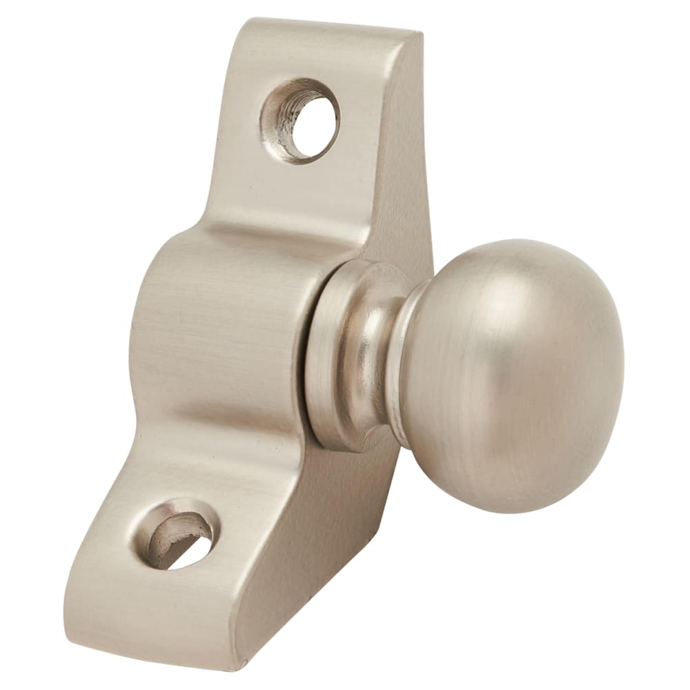 Altro Stair Rod with Round Bulb Finials - 900mm Length - Satin Nickel
