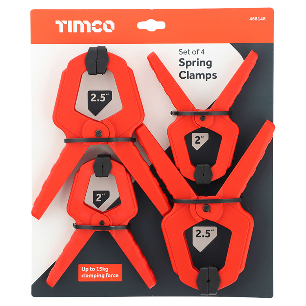 TIMCO Spring Clamp Set - Pack of 4