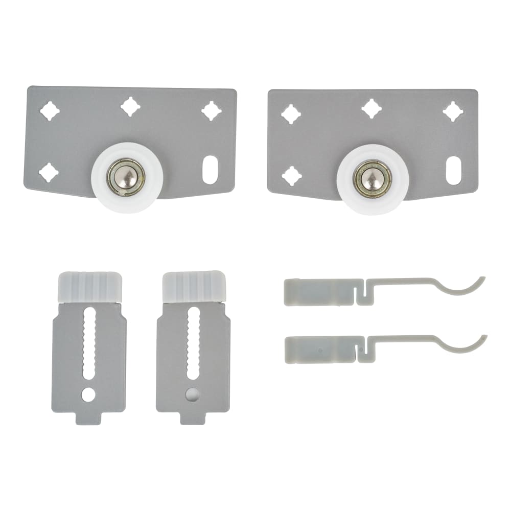 Klug Cabinet Sliding Door Fittings Pack - 20kg Max Door Weight