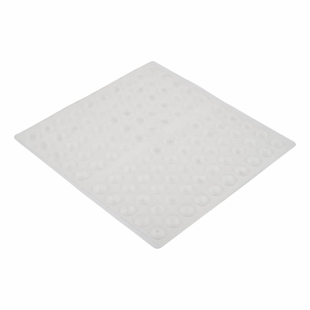 Emuca Soft Door Buffer - 10 x 3mm - Clear - Pack of 100