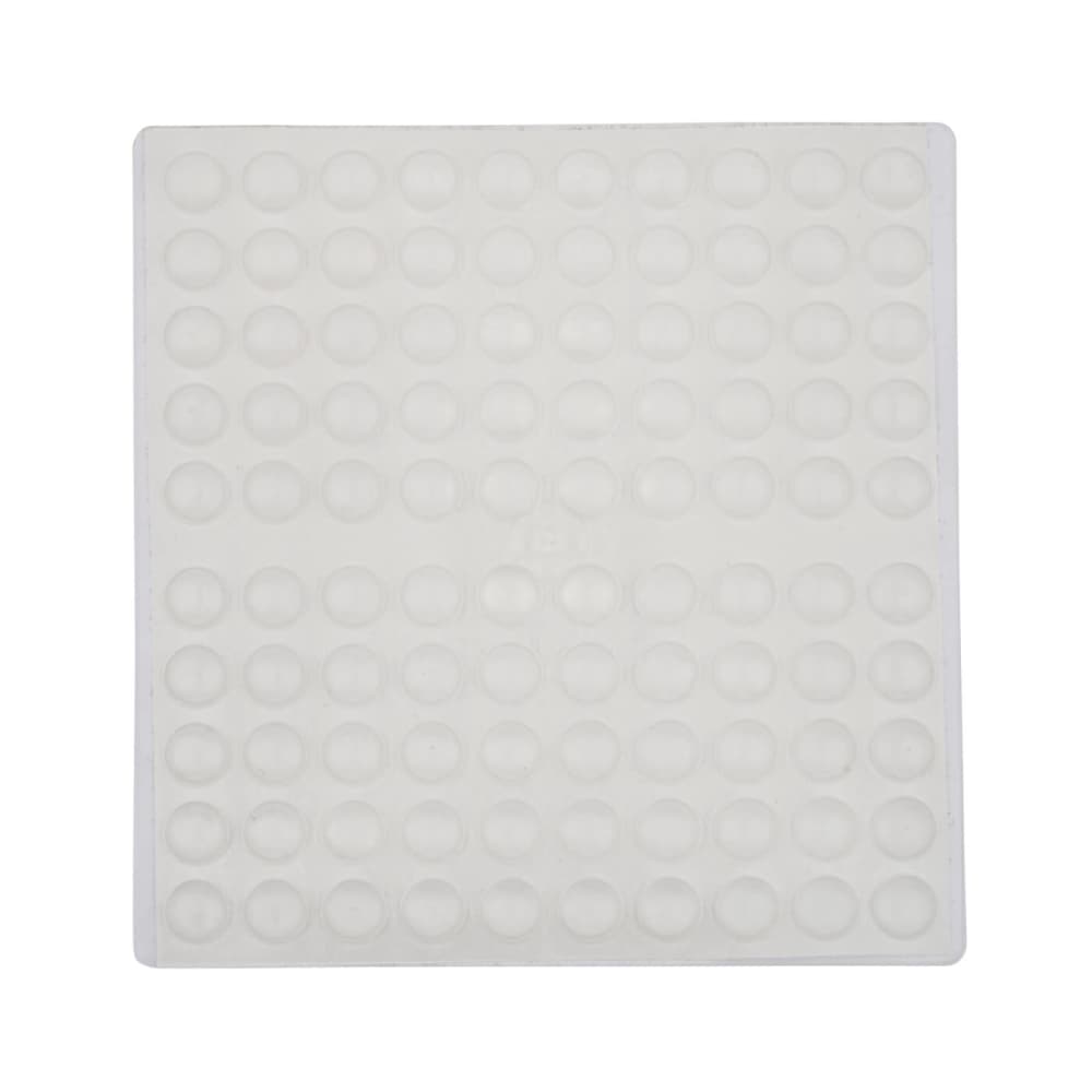 Emuca Soft Door Buffer - 10 x 3mm - Clear - Pack of 100