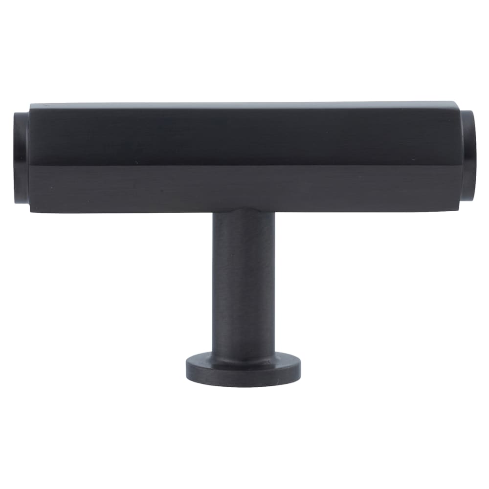 Alexander & Wilks Vesper Hex T-Bar Cabinet Knob - 55 x 33mm - Dark ...