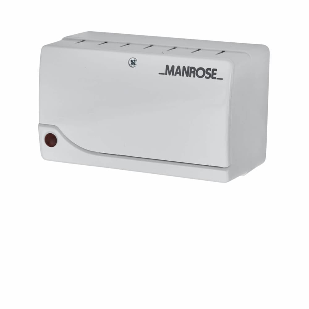 Manrose TRH Low Voltage Bathroom Extractor Fan Transformer with Adjustable Humidistat - White
