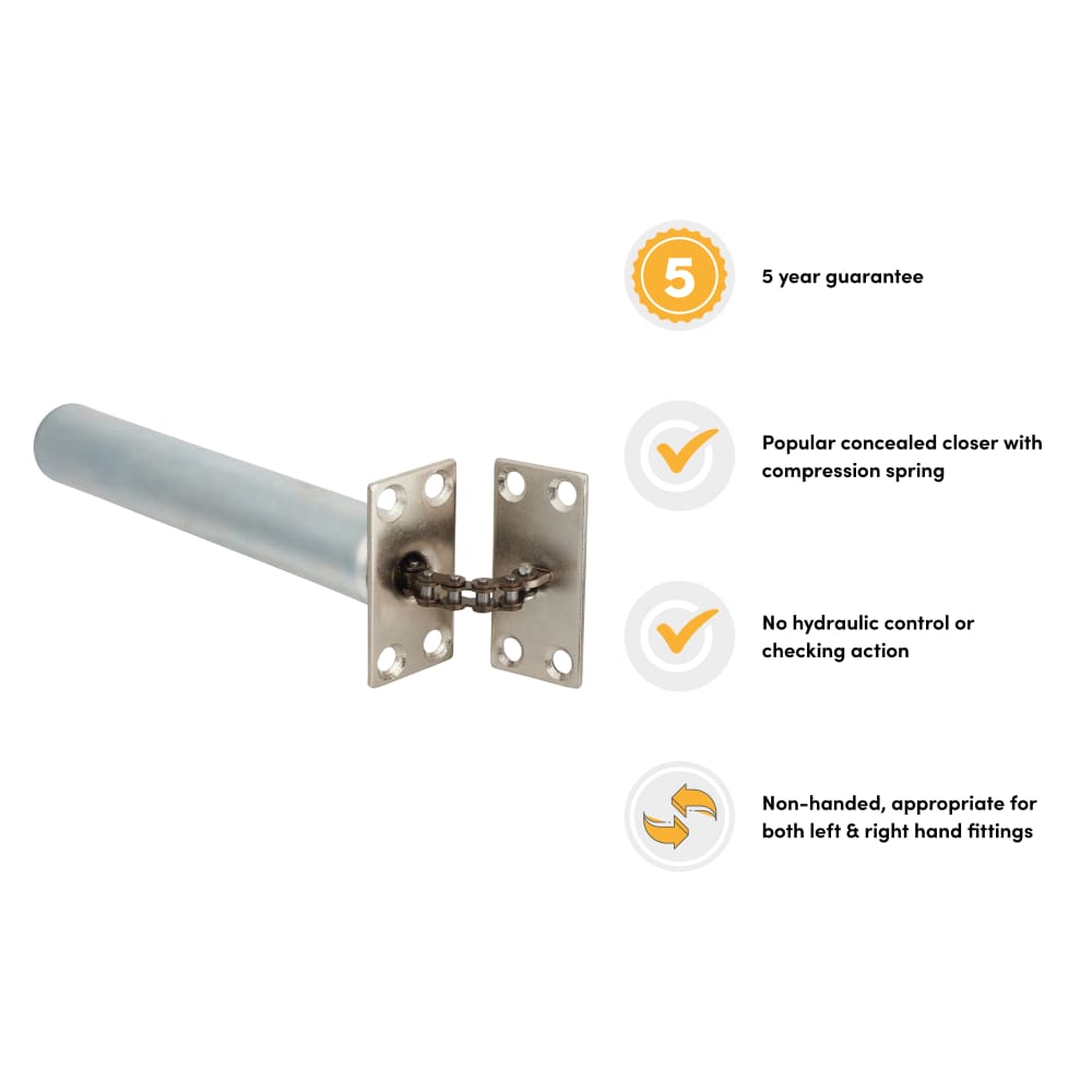 Chain Closer - Square Plate - Chrome