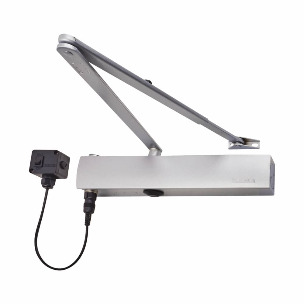 GEZE TS4000E Electromagnetic Fire Door Closer - Power Size 1-6 - Silver
