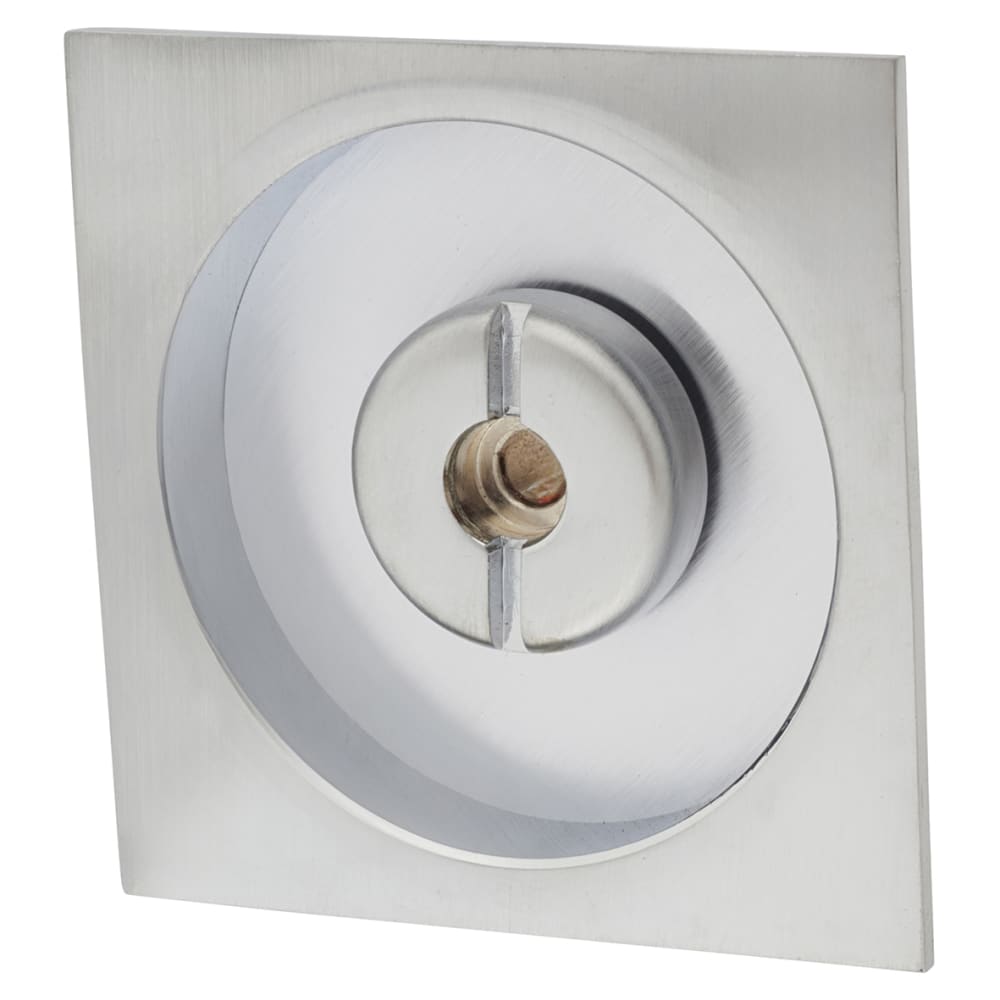 ECLISSE Essentials Square Privacy Handle Set with Lock - Satin Chrome