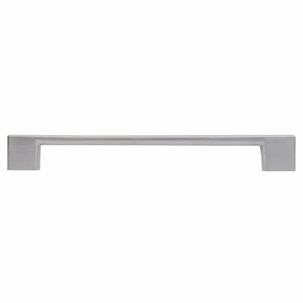 Altro 9mm Slim D-Bar Cabinet Pull Handle - 192mm Centres - Brushed Chrome