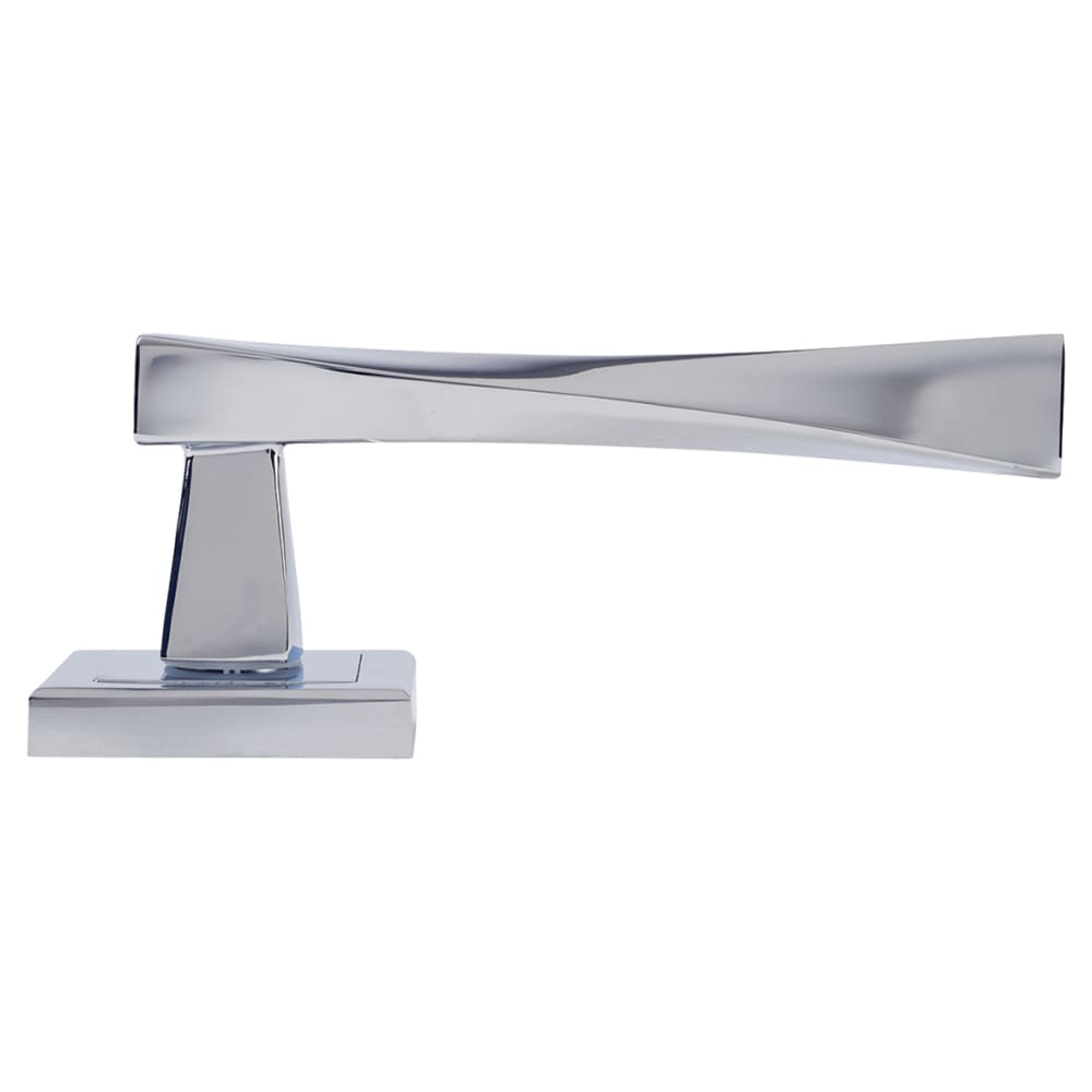 Altro Spirit Door Handle on Square Rose - Polished Chrome