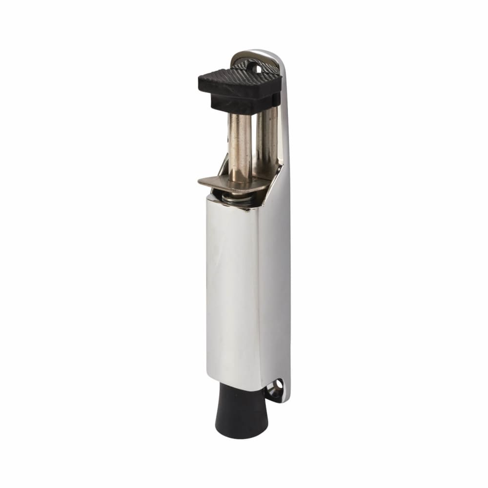 Jedo Foot Operated Door Holder - 180mm Projection - Polished Chrome