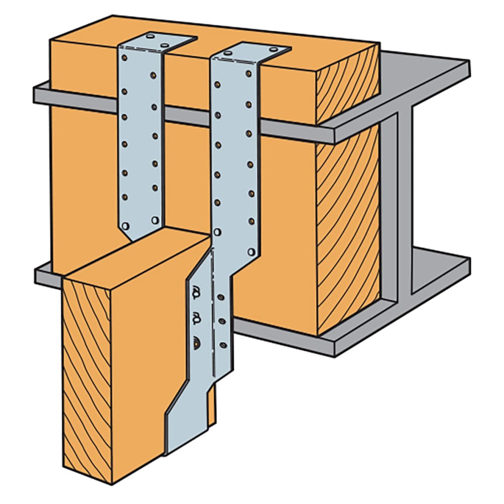 Simpson Strong Tie Joist Hanger - Adjustable Height Strap - Long Leg - 100mm Width