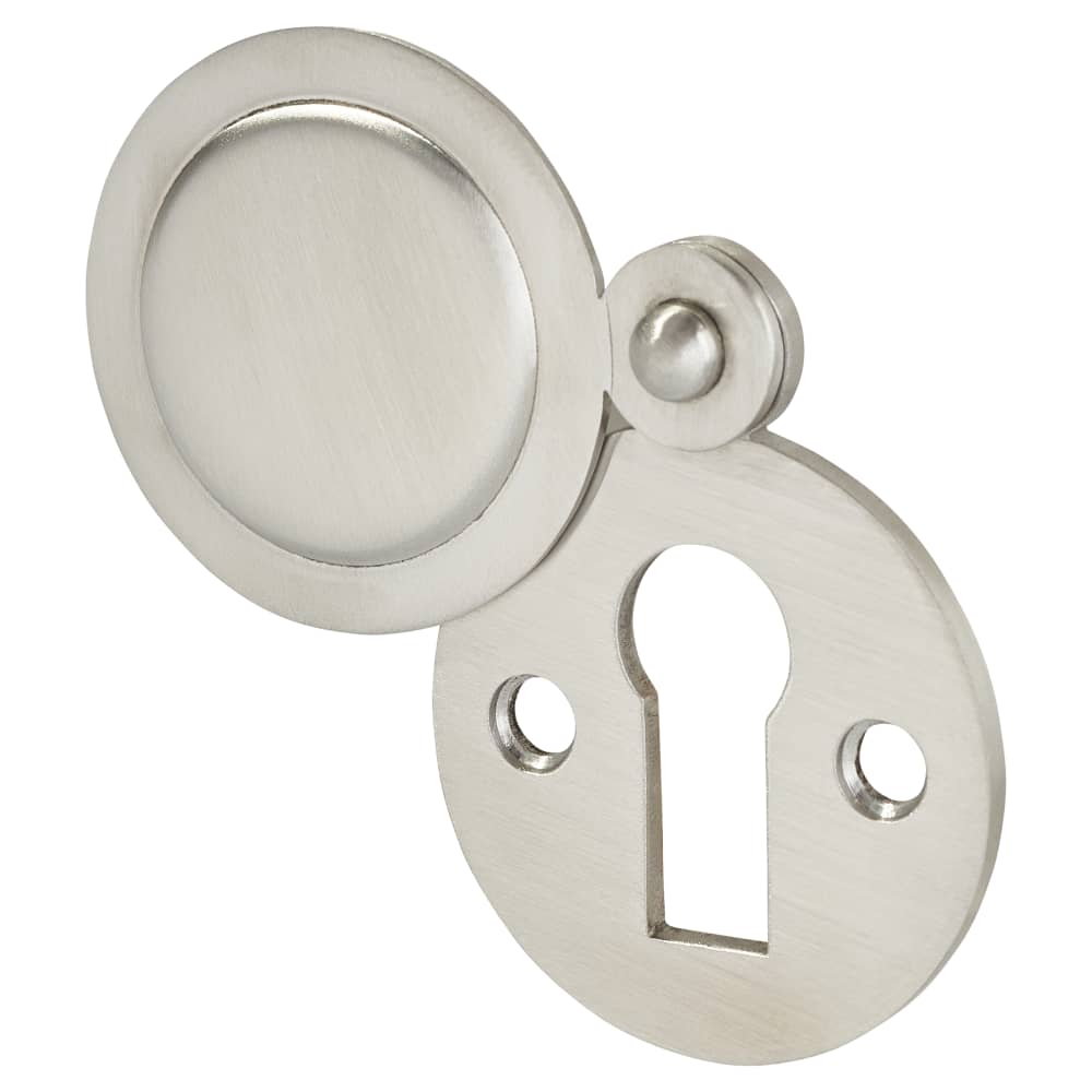 Altro Covered Escutcheon - 33 x 43mm - Keyhole - Satin Stainless Steel