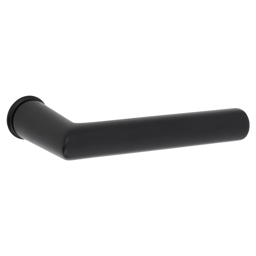 Hoppe Mini Rose Amsterdam Door Handle on Rose - Matt Black