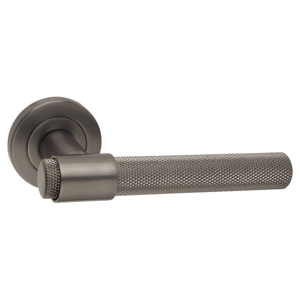 Hampstead Thea Lever Door Handle on Rose Anthracite Grey