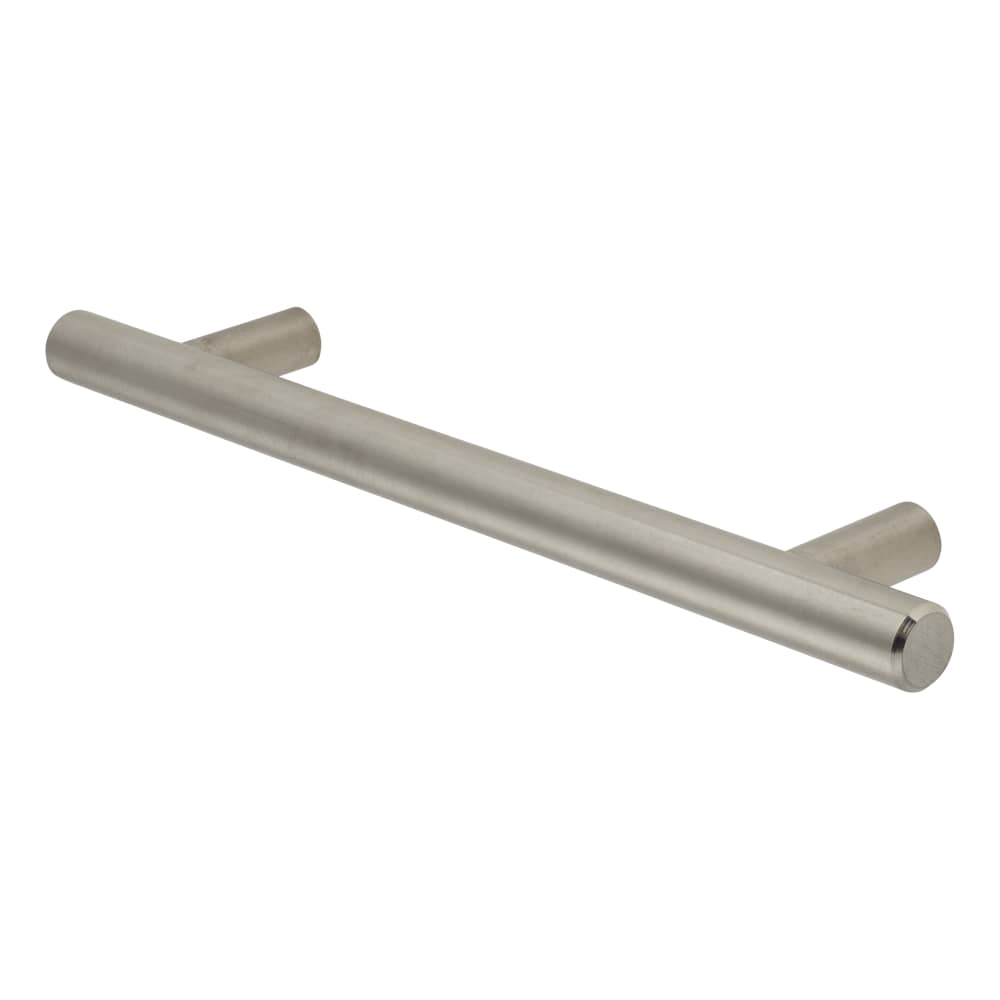Altro 12mm T-Bar Cabinet Pull Handle - 128mm Centres - Satin Stainless Steel