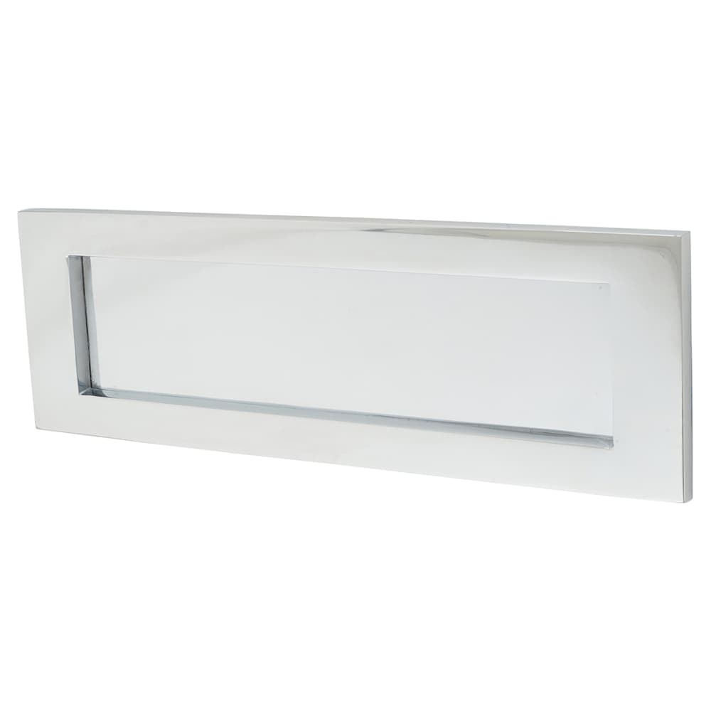 Heritage Brass by M Marcus Letter Plate - 305 x 101mm - Polished Chrome