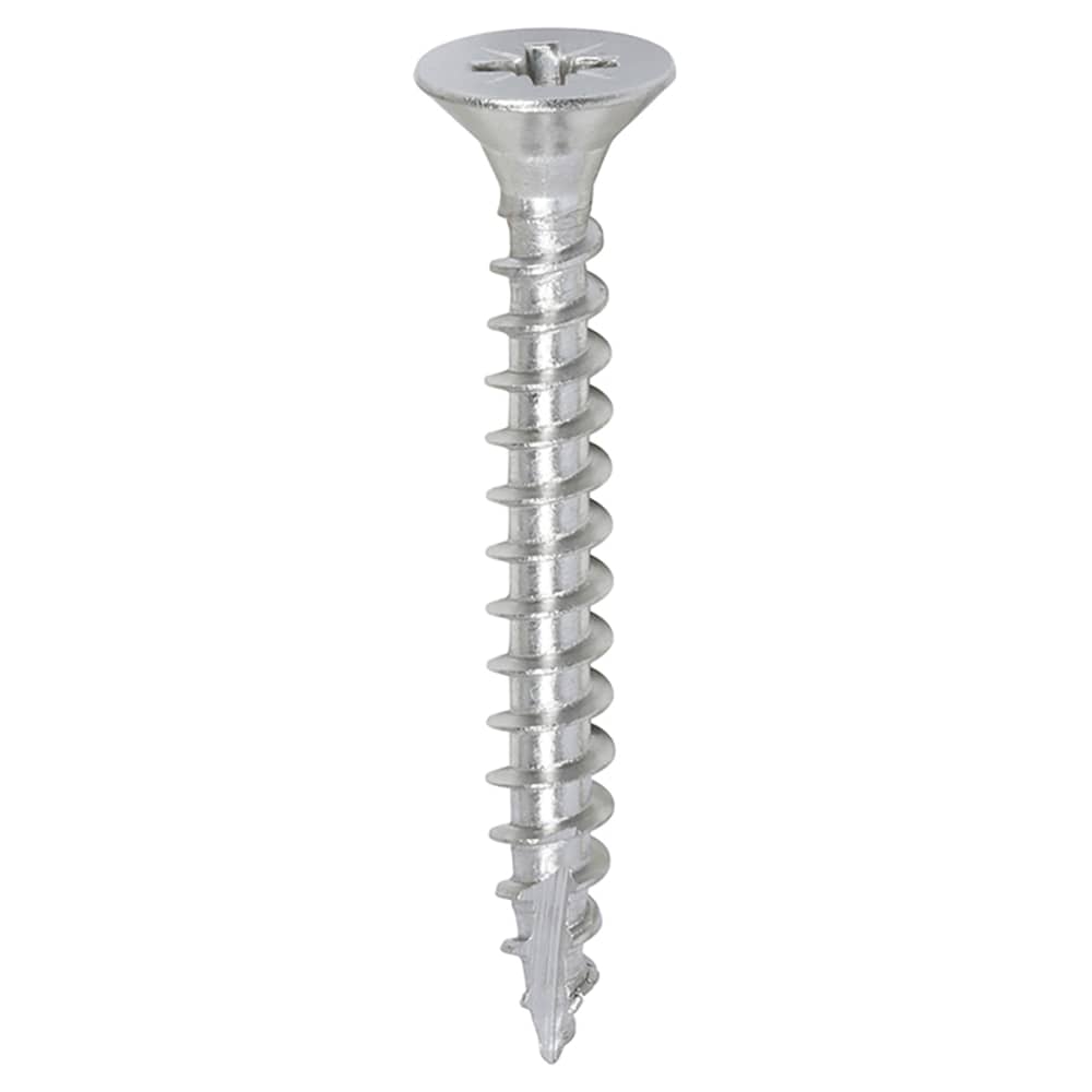 TIMCO Classic Pozi Countersunk Wood Screws - 5.0 x 40mm - A2 Stainless Steel - Pack of 200