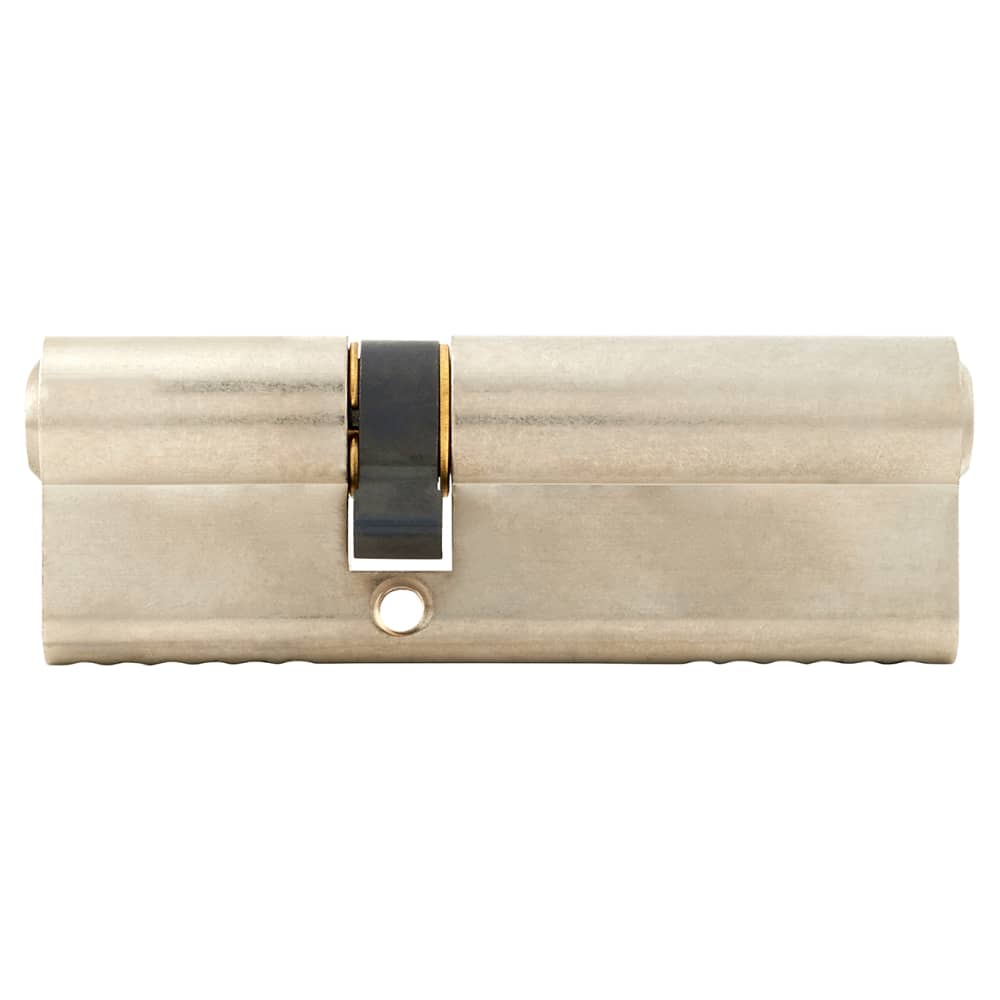 Yale 6 Pin 90mm Euro Double Cylinder - 35 + 55mm - Satin Nickel - Keyed to Differ