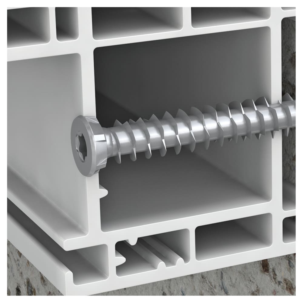 Rawlplug Frame Screw for Concrete - 7.5 x 52mm - Pack of 100