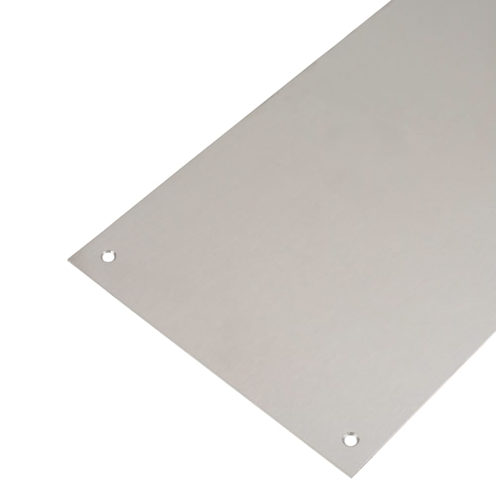 316 Stainless Steel Kick Plate / Finger Plate - Made to Measure - 1.5mm - Satin