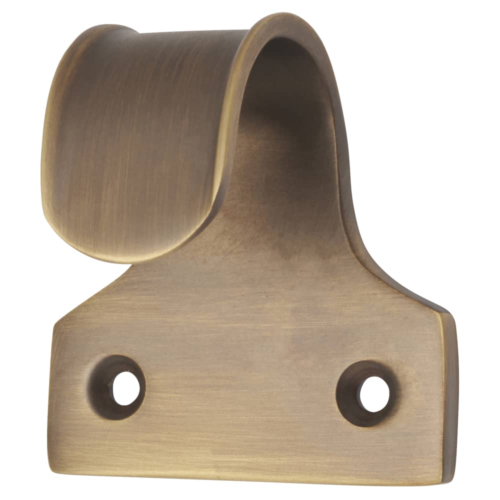 Touchpoint Budget Sash Finger Lift - 52 x 35mm - Antique Brass