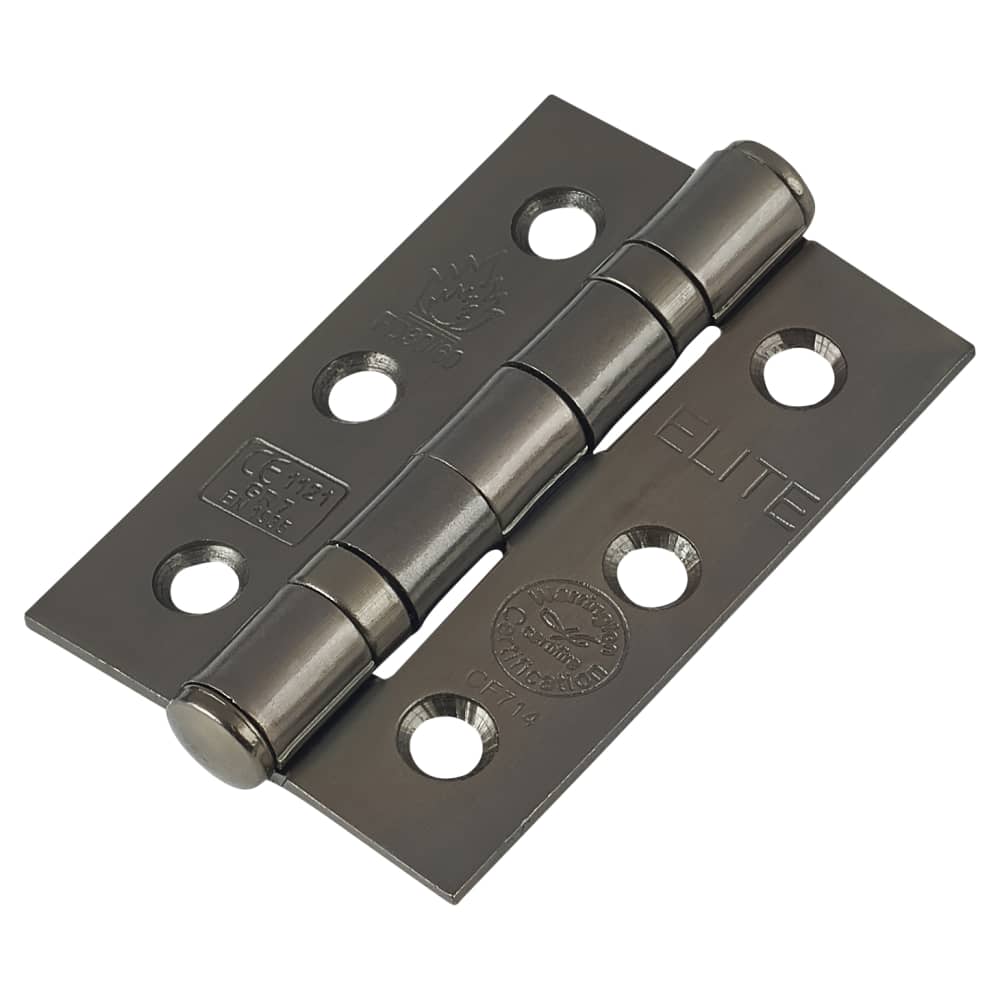 Altro Tubular Latch Pack - 57mm Backset - 3 x Fire Rated Ball Bearing Hinges - Black Nickel