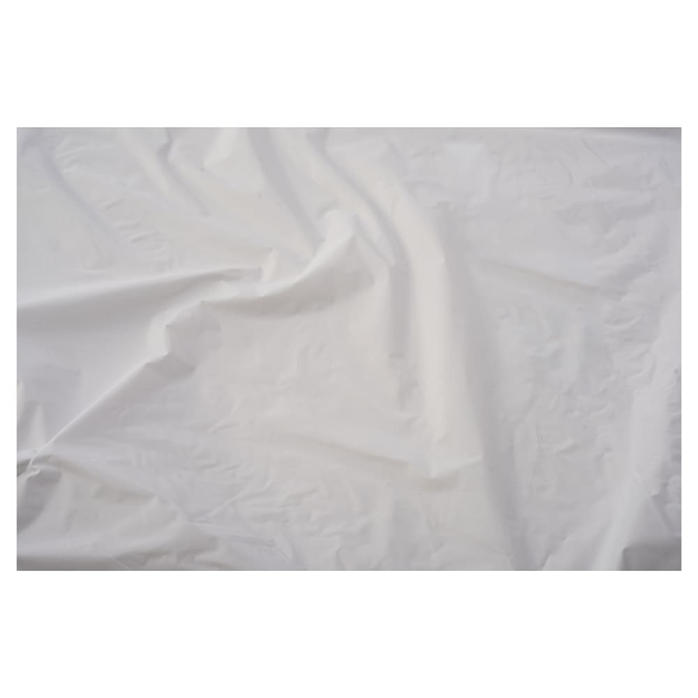 Croydex Plain Shower Curtain - 1800 x 1800mm - White PVC