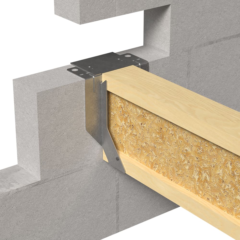 Simpson Strong Tie Masonry Joist Hanger for Solid Joists - 200 x 91mm