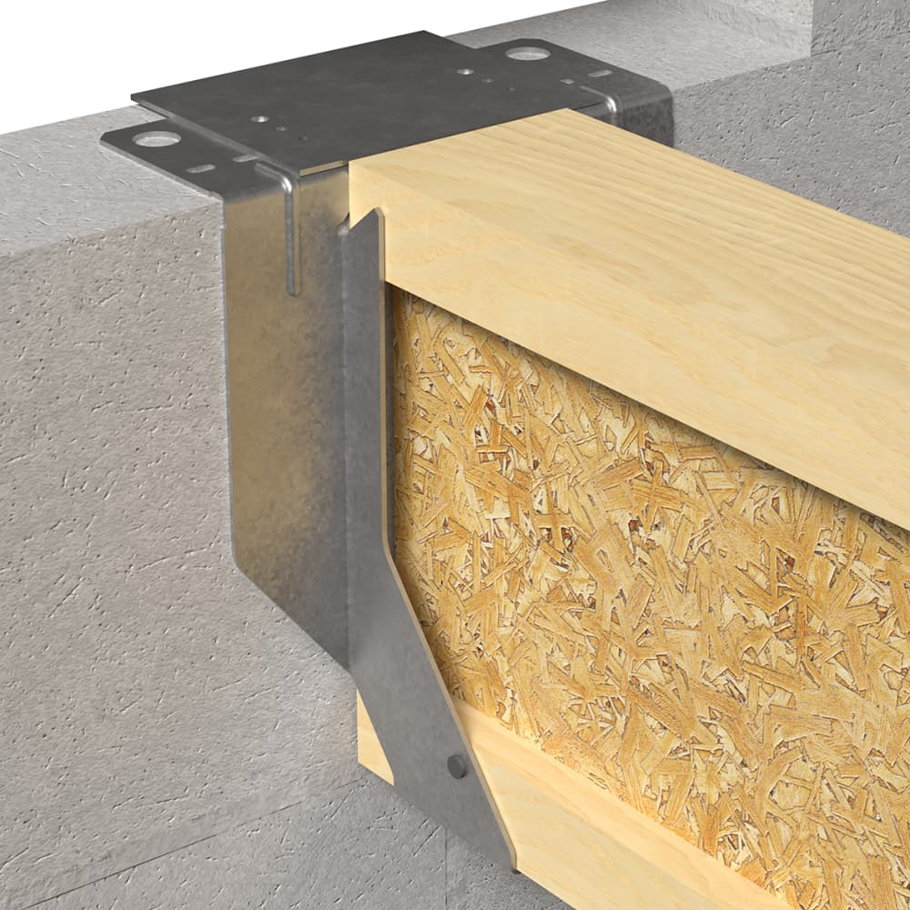 Simpson Strong Tie Masonry Joist Hanger for Solid Joists - 200 x 91mm