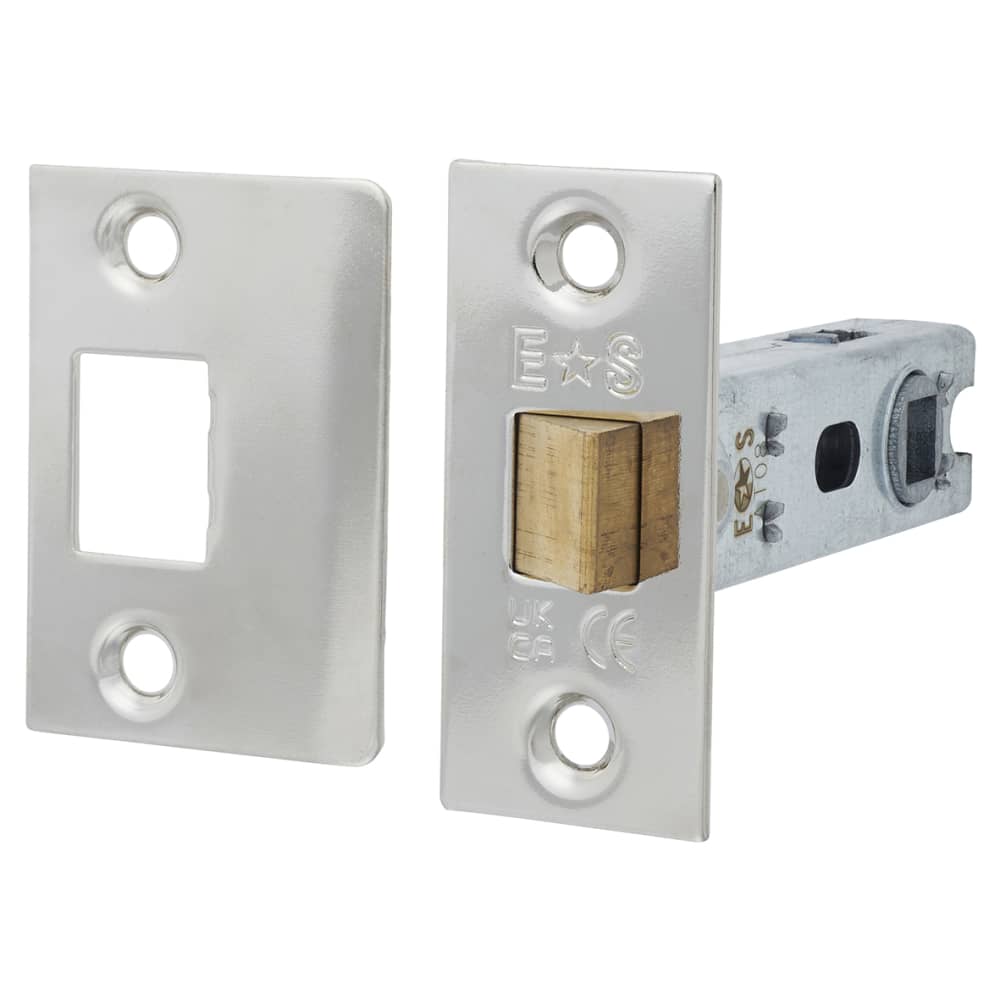 Serozzetta by Carlisle Brass Lagos Knurled Latch Door Handle on Rose Ultimate Kit - Polished Chrome