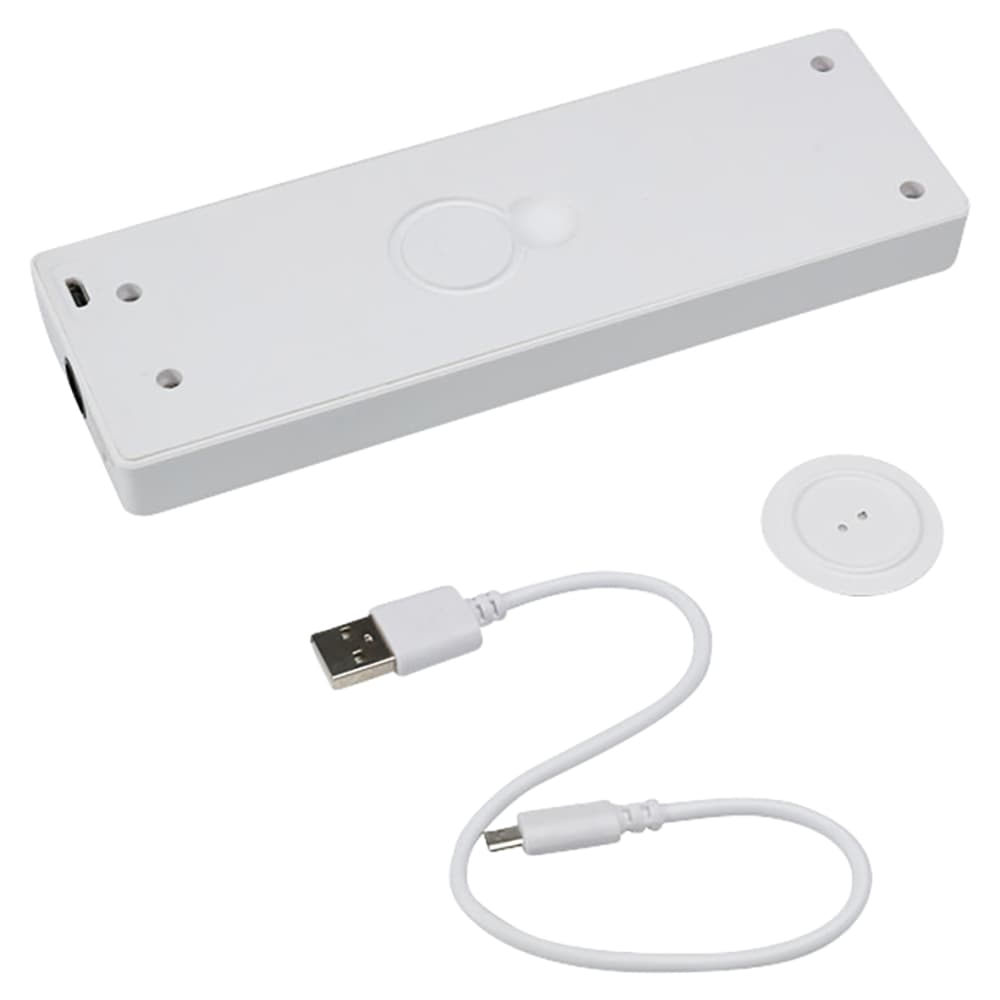 Integral LED SensorLux Cabinet Strip Light with Dual IR Hand Wave & Door Sensor - 180mm - 3000K