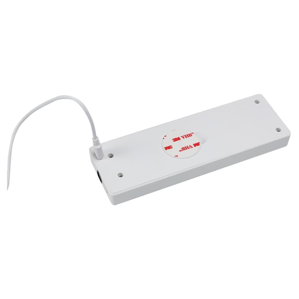 Integral LED SensorLux Cabinet Strip Light with Dual IR Hand Wave & Door Sensor - 180mm - 3000K