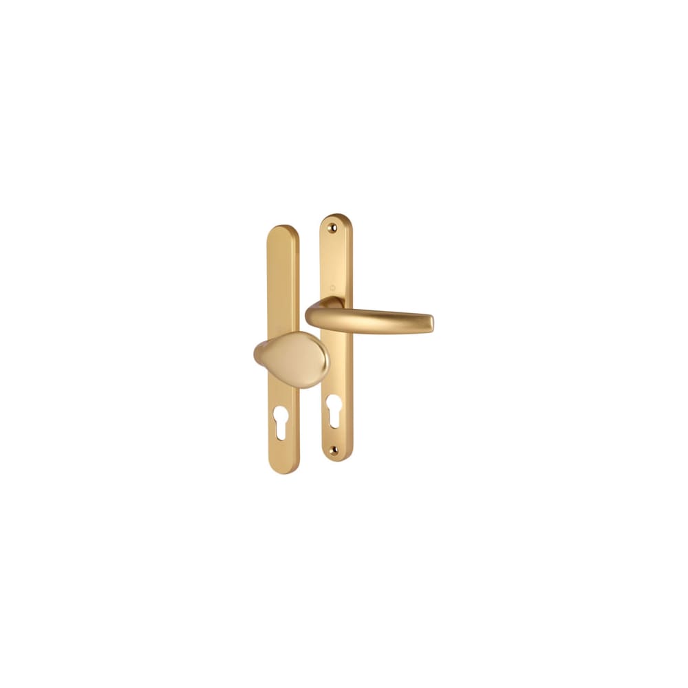 Hoppe Atlanta 77G/3830N/1530 uPVC Multipoint Lever/Pad Door Handle - 92/62mm c/c - Gold