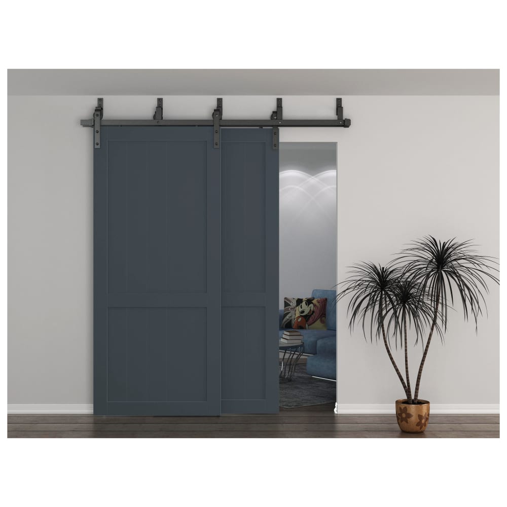 Barrierslide Ivan/Barn Strap Bi-Passing Sliding Door Gear - Stainless Steel
