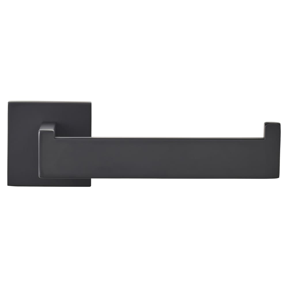 Altro Modern Square Toilet Roll Holder - 170 x 76 x 55mm - Matt Black
