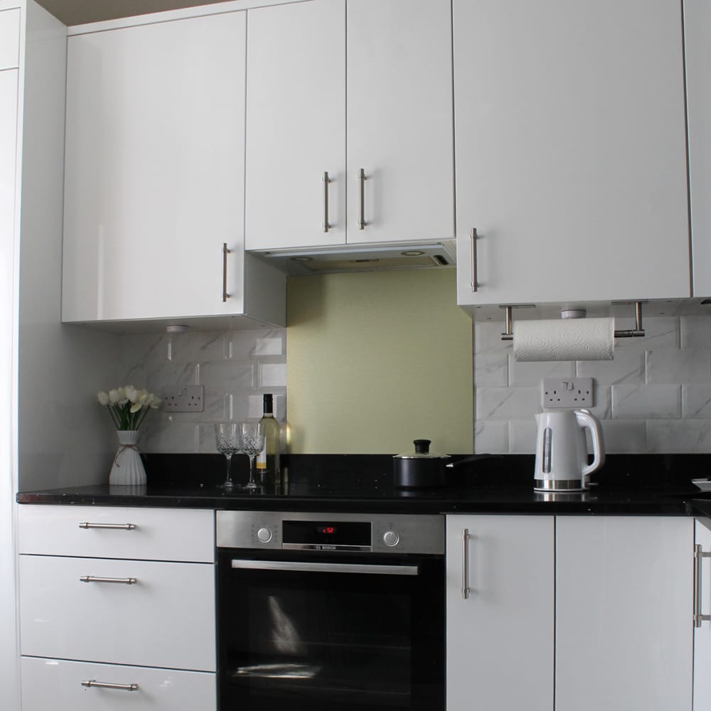 Altro Aluminium Kitchen Splashback - 900 x 750mm - Gloss Brushed Gold
