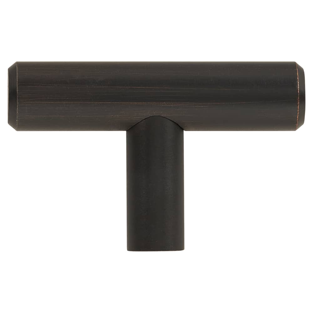Altro 12mm T-Bar Cabinet Knob - 50 x 32mm - Brushed Oil Rubbed Bronze