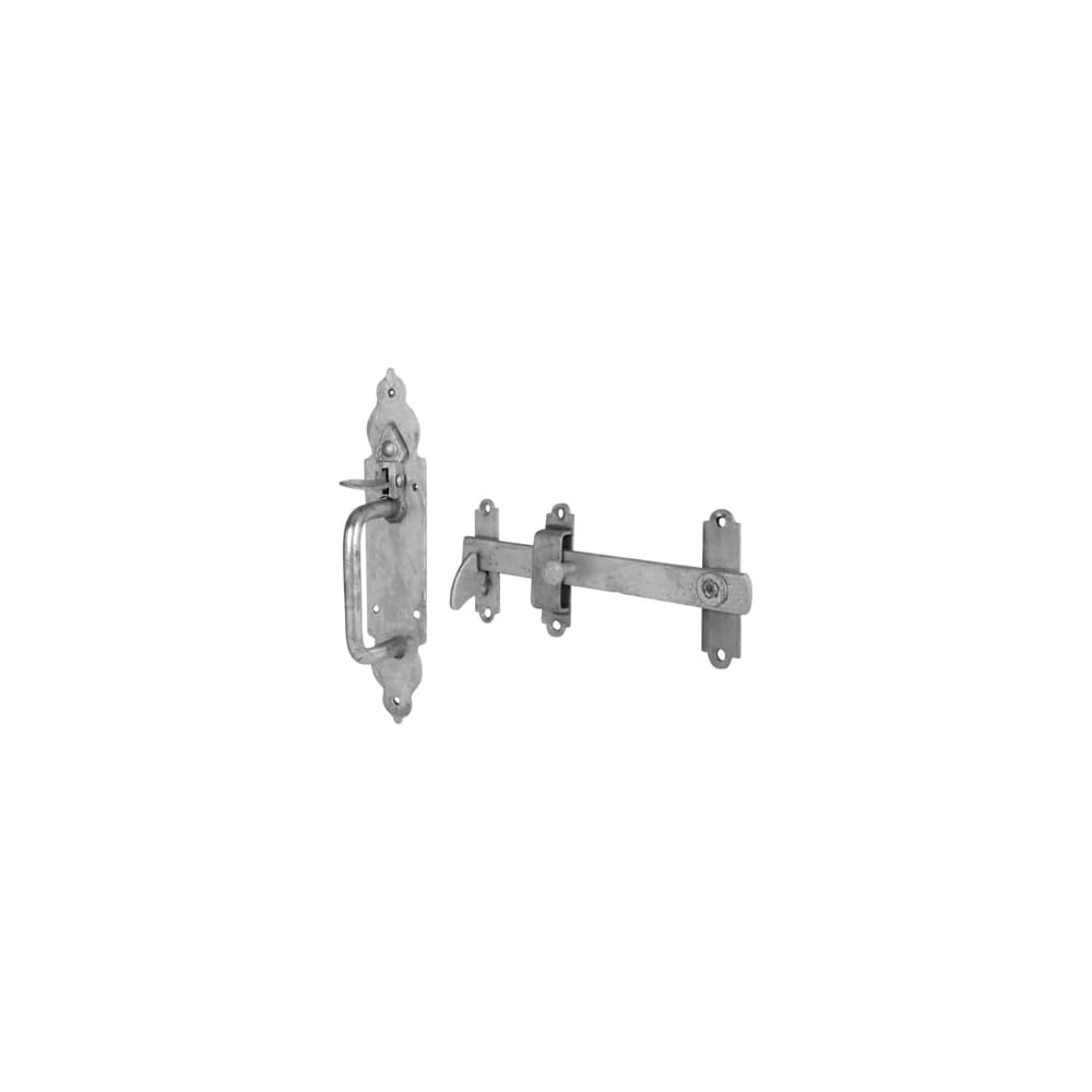 GateMate Heavy Duty Gothic Suffolk Gate Thumb Latch - 255 x 50mm - Galvanised
