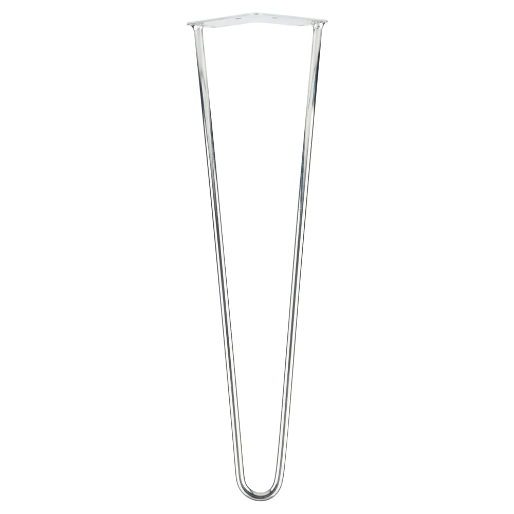 Altro Hairpin Leg - 2 Pin - 400mm Height - Chrome - pair