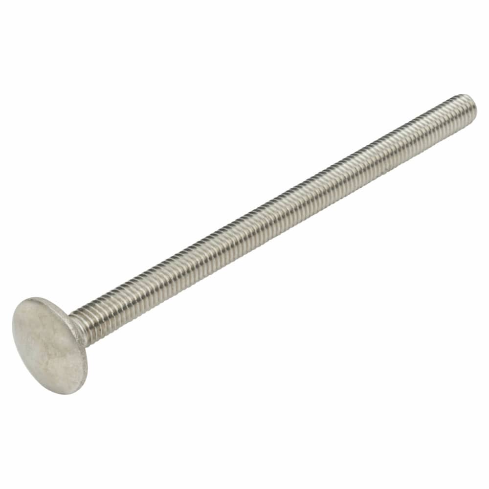 TIMCO Carriage / Coach Bolt - M6 x 40mm - A2 Stainless Steel - Pack of 10